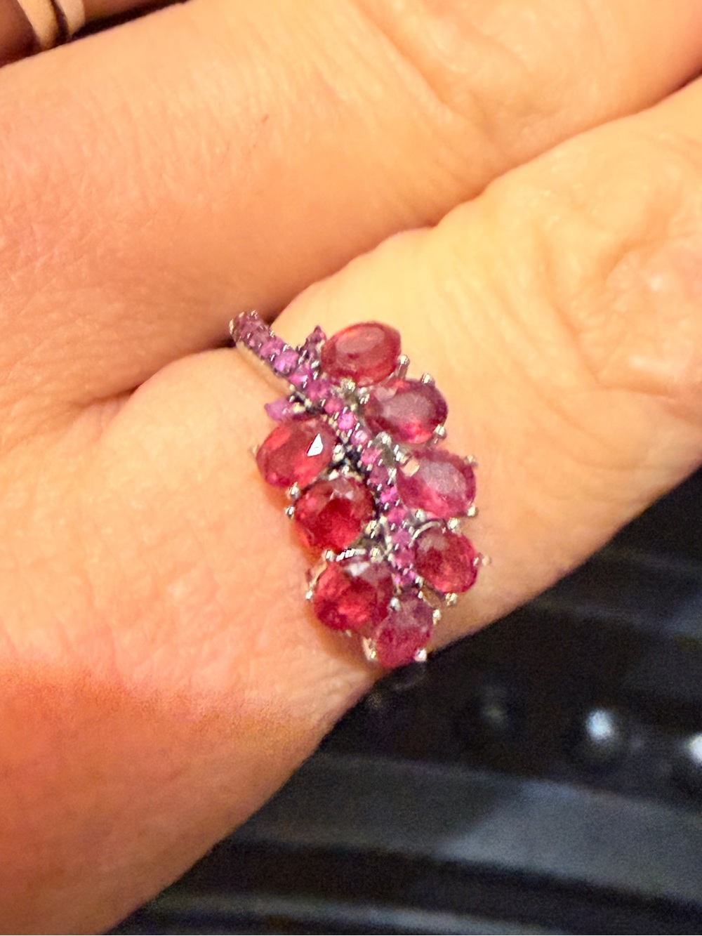 New 925 Sterling Silver Ruby ring size 9 - Picture 5 of 16